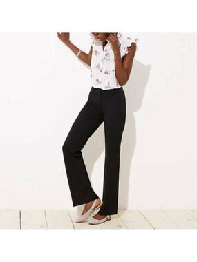 Loft Marisa Bootcut Black Trousers 2p